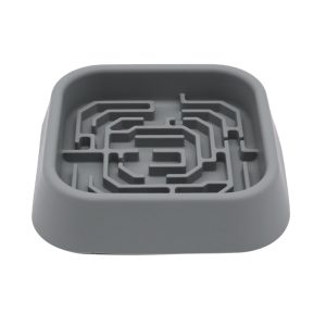 Silicone Slow Feeder Lick Mat for Dogs & Cats, Multi-Color – Grey