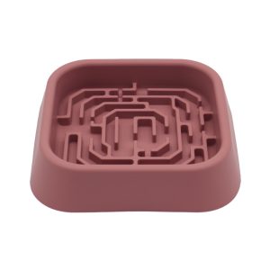Silicone Slow Feeder Lick Mat for Dogs & Cats, Multi-Color – Pink