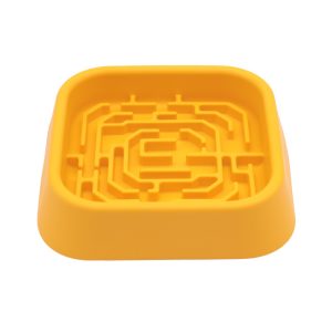 Silicone Slow Feeder Lick Mat for Dogs & Cats, Multi-Color – Yellow