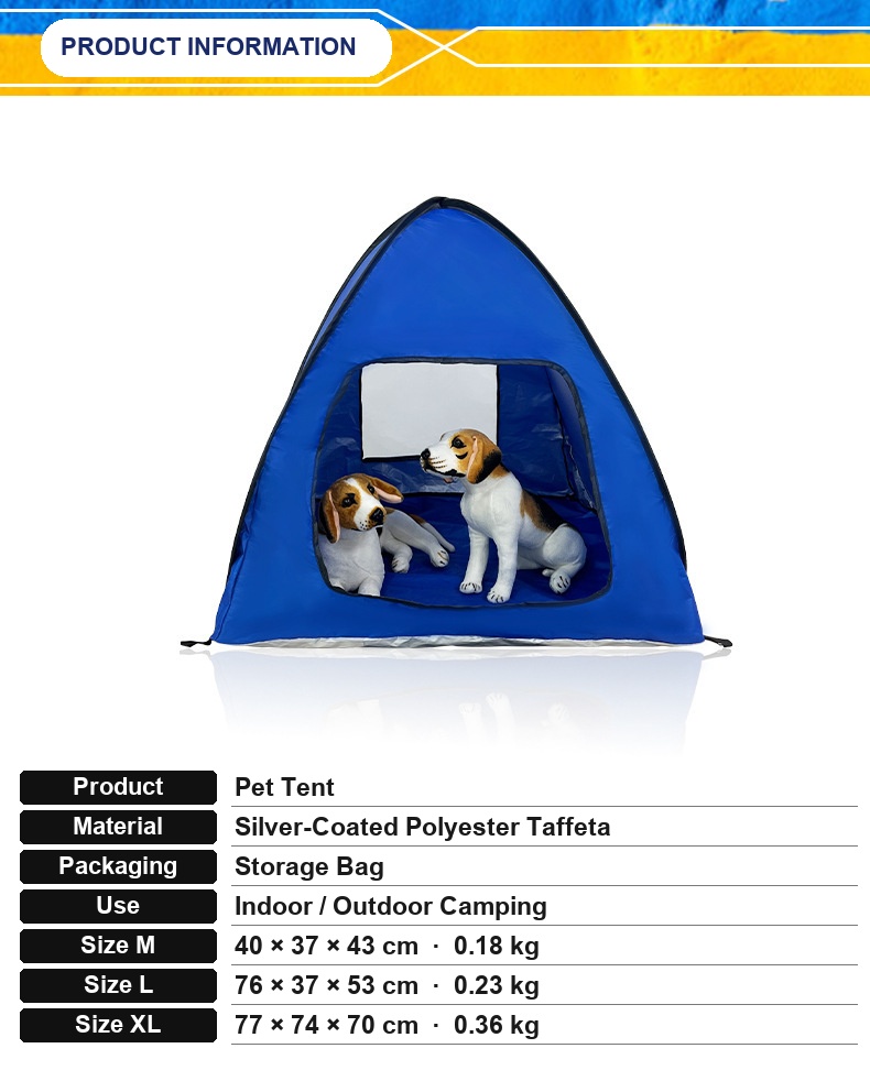 Pet tent detail