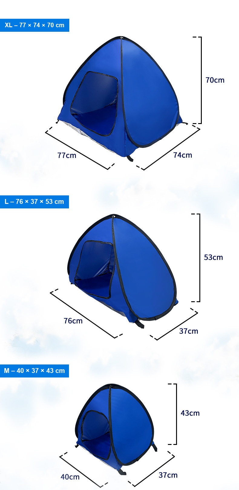 Pet tent detail