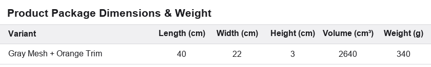 Pet tote bag packing dimensions and weight
