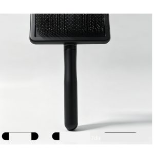 Padded Cushion Comb for Dogs & Cats - Deshedding, Thinning Grooming Brush – Gentleman Black