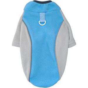 Reflective Winter Dog Jacket - High-Visibility Warm Coat for Small & Large Dogs - Light Blue