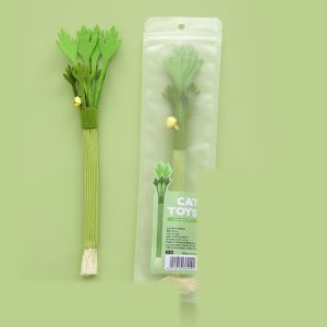Felt Herb-Bunch Catnip Kicker Toy with Bell for Cats