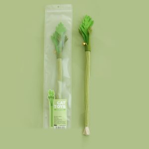 Large Felt Herb-Bunch Catnip Kicker Toy with Bell