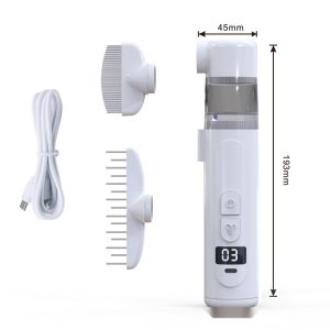 Electric Pet Flea & Tick Remover – White
