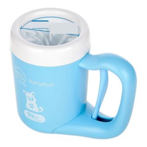360° Rotating Paw Washer - All-Round Paw & Grooming Cleaning Bowl - Blue