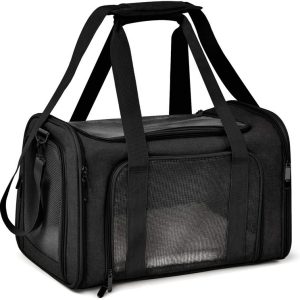 Pet Travel Carrier Bag – Black