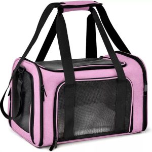 Pet Travel Carrier Bag – Pink