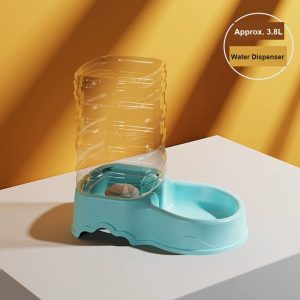 Automatic Pet Feeder & Waterer Set – Gravity Flow, No Electricity
