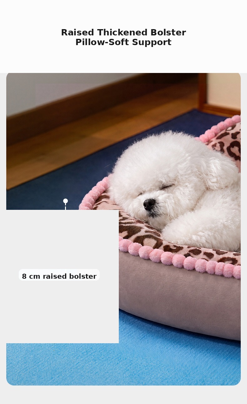 Mousse Sea-Salt Blue Leopard Pet Nest Mat — Mat Only - Image 9
