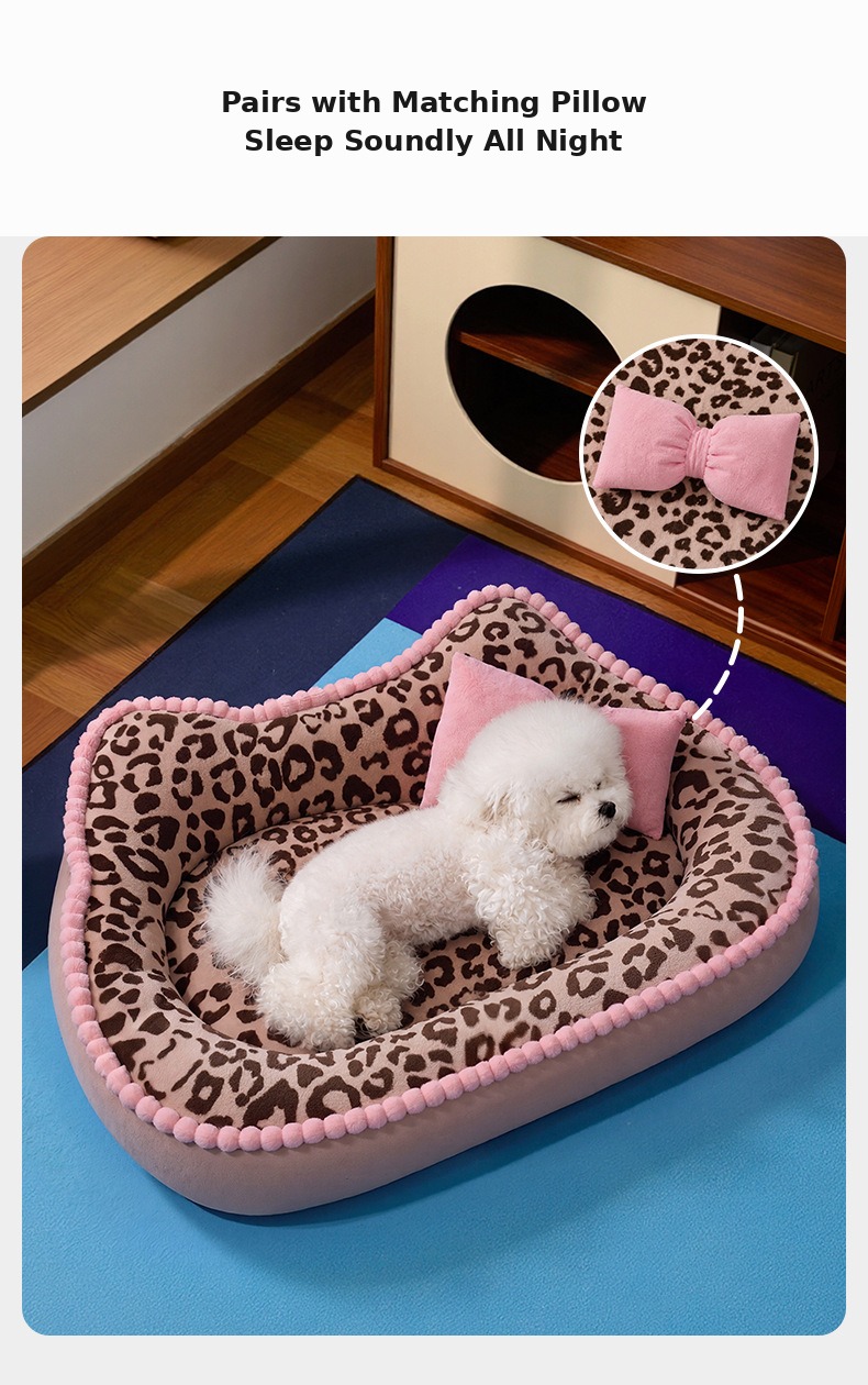 Mousse Sea-Salt Blue Leopard Pet Nest Mat — Mat Only - Image 10