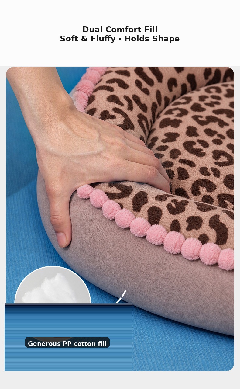 Mousse Sea-Salt Blue Leopard Pet Nest Mat — Mat Only - Image 14