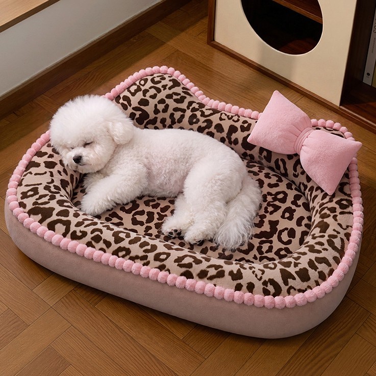 Mousse Sea-Salt Blue Leopard Pet Nest Mat — Mat Only - Image 5